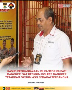 Dugaan Kasus Penganiayaan, Oknum ASN Bangkep Ditahan Polisi