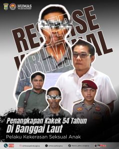 Satreskrim Polres Bangkep Tangkap Kakek 54 Tahun di Balut, Ini Kasusnya !