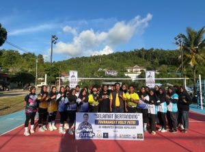 Foto :Turnamen Volly Putri Andhika Amir Se-kabupaten Bangkep resmi dibuka pada Selasa 21 April 2026 kemarin. (ist)